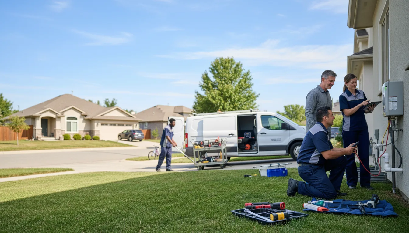 Tankless water heater service in Gibson, IA